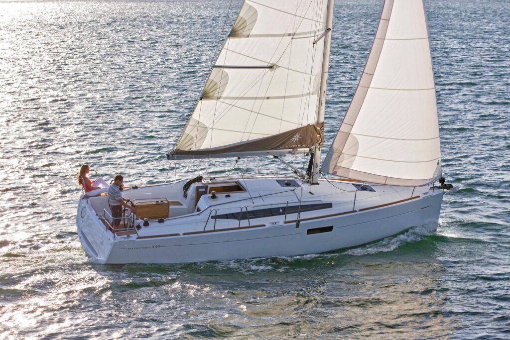 Jeanneau 349 - Sailing - On The Water - Sunset Sailing - Yachts for sale - St Augustine Sailing - All Points Yacht Sales - Northeast Florida yachts for sale