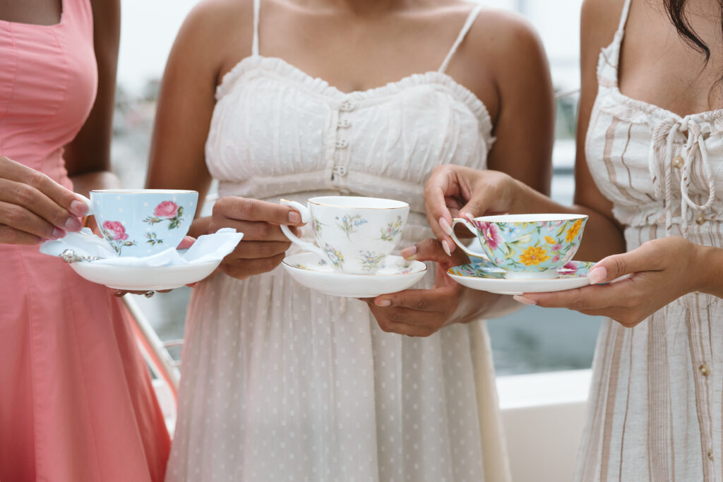 Afternoon Tea aboard a luxury sailing yacht