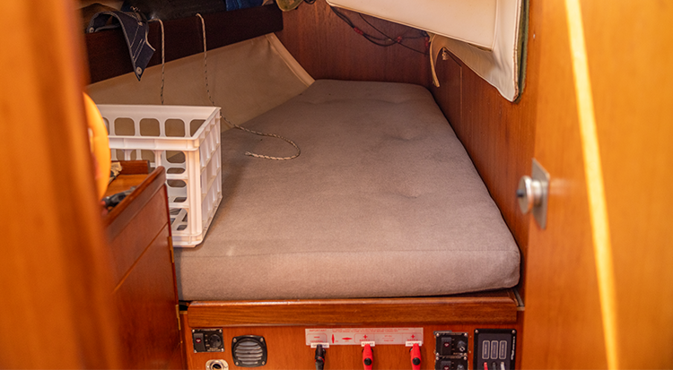 Starboard Cabin and batteries