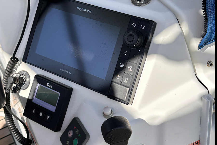 Electronics at helm station