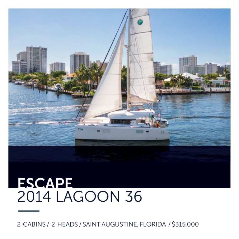 2014 Lagoon 39 escape
