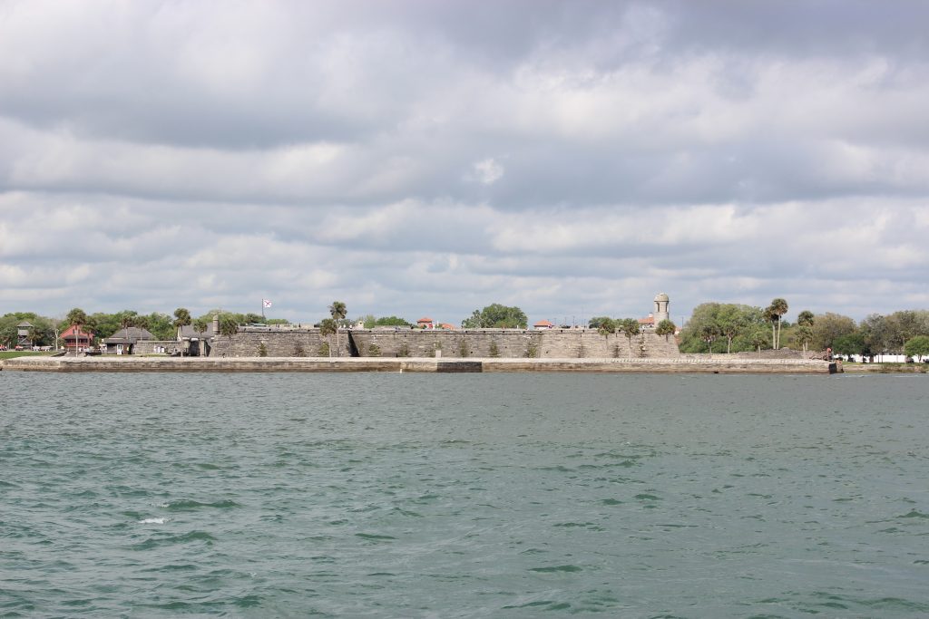 Castillo de San Marco aboard sailing vessel from St Augustine Sailing