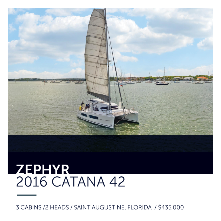 2016 Catana 42 - Zephyr - All Points Yacht Sales - 904-717-1722