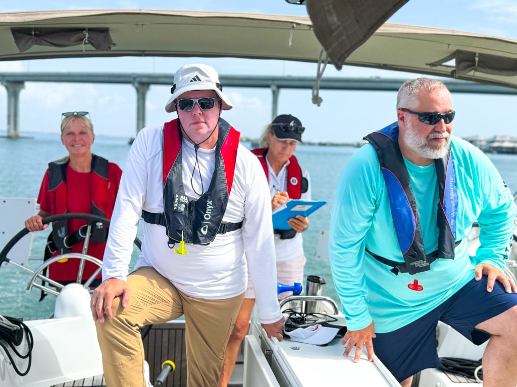 St Augustine Sailing - ASA Sailing School - ASA 104 Students