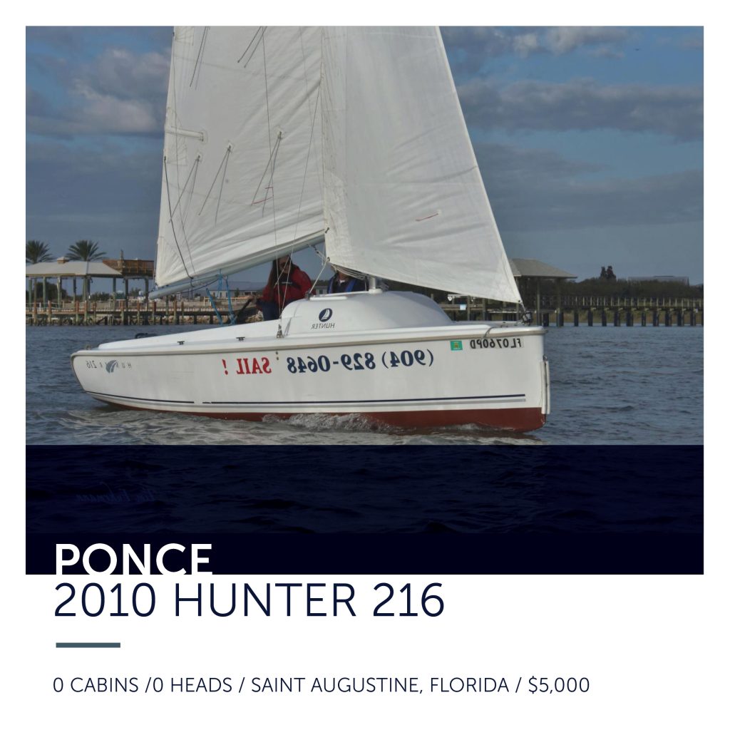 2010 Hunter 216 - Ponce - All Points Yacht Sales - 904-717-1288
