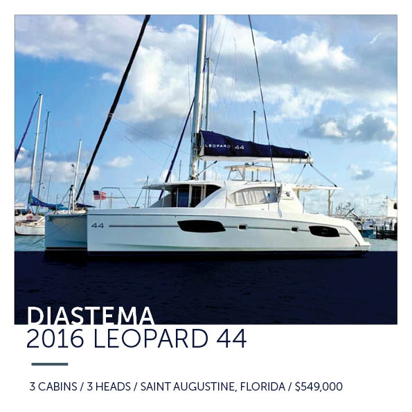 2016 Leopard 44 - Diastema - All Points Yacht Sales - 904-717-1288