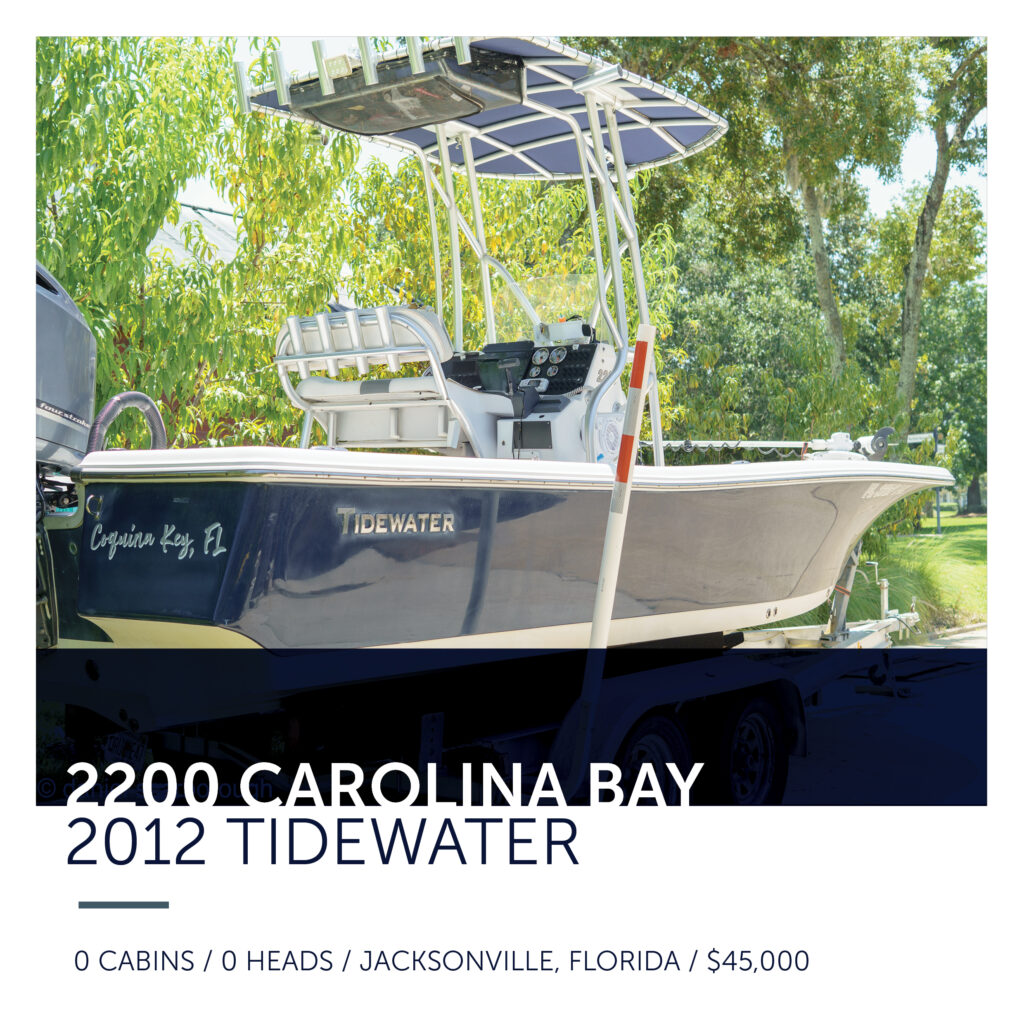2012 Tidewater Carolina Bay - All Points Yacht Sales - 904-717-1288