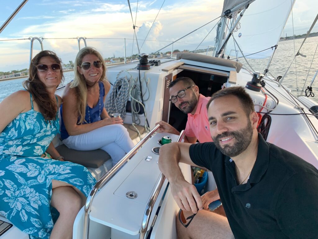 Afternoon Sail with Friends aboard with St Augustine Sailing