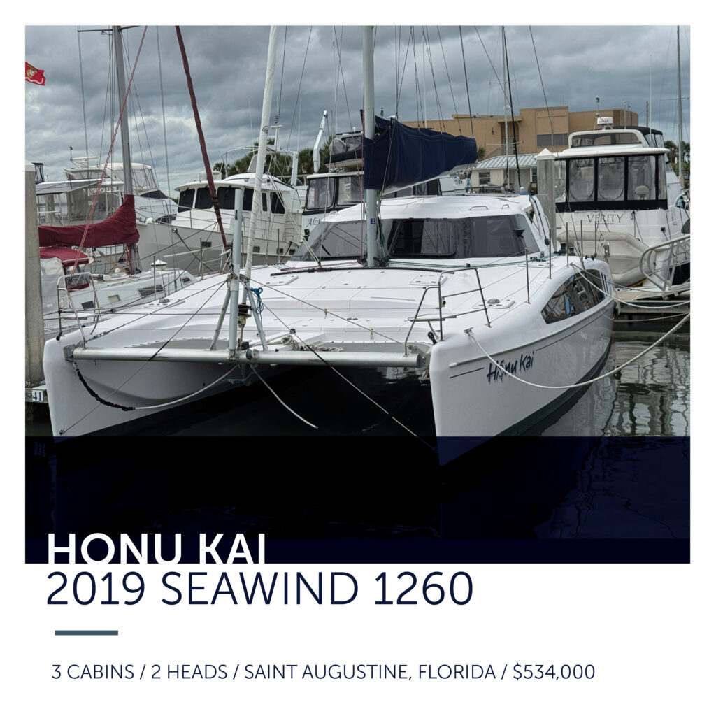 2019 Seawind 1260 - Honu Kai - All Points Yacht Sales - 904-717-1288